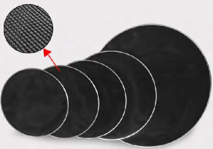 5-Piece Double Oil Clear Drum Head Set, 10 to 22 Inch