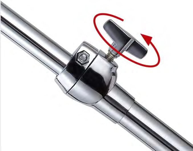 H-500 Heavy-Duty Hi-Hat Stand with 25mm Tube