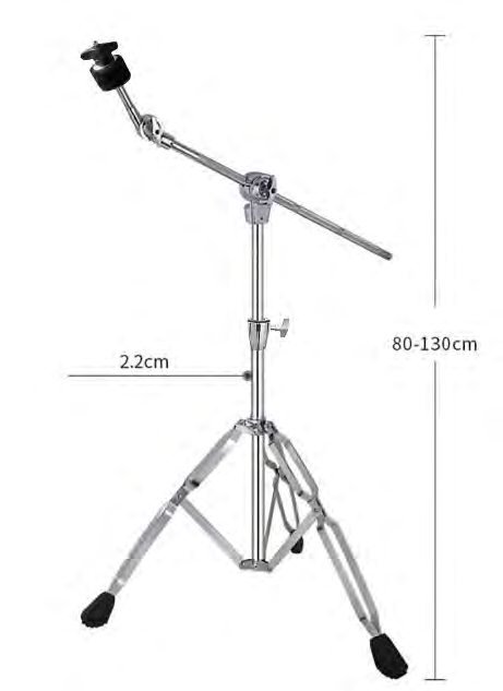 B-200 Adjustable Boom Cymbal Stand, 22mm