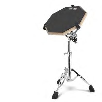 12-Inch Drum Practice Pad and Stand Set