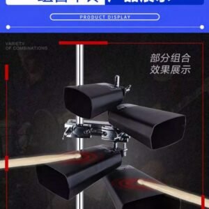 Cowbells and Mounting Clamp for Drum Kits
